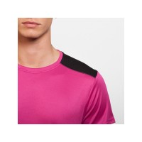 Спортивная футболка "Detroit" мужская, яркая фуксия/черный