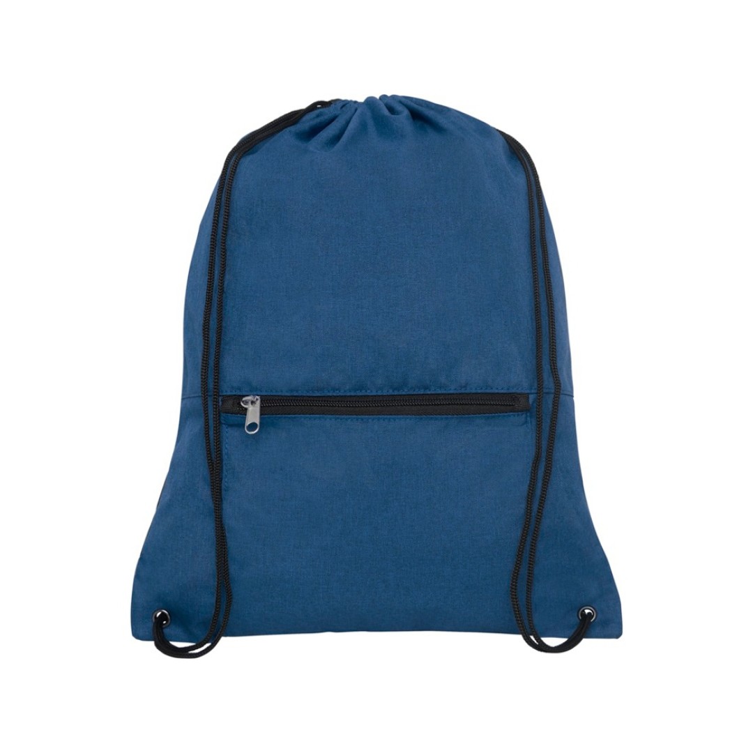 Складной рюкзак со шнурком Hoss, heather navy