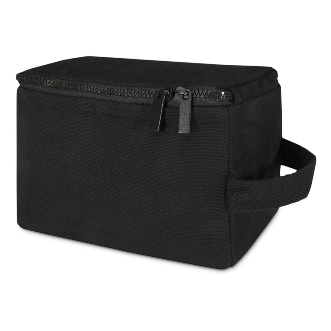 Органайзер для туалетных принадлежностей из переработанного материала Pack 500 г/м2 Aware™ - сплошной черный
