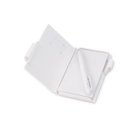 Записная книжка "Альманах" с ручкой, белый