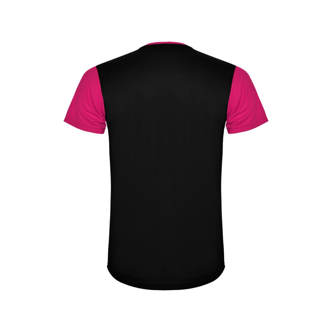 Спортивная футболка "Detroit" мужская, яркая фуксия/черный