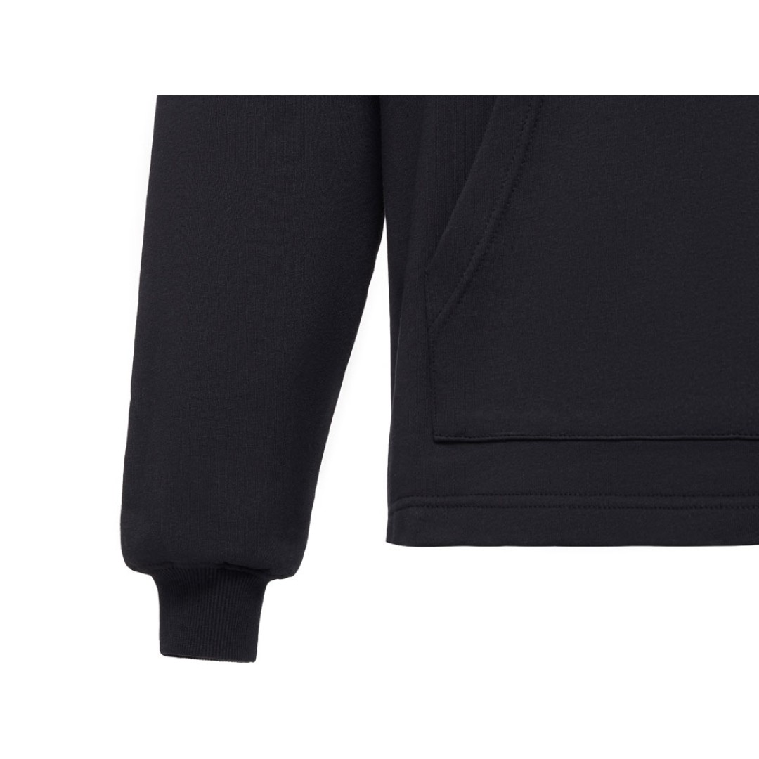 Худи оверсайз «Alpha.01» унисекс, черный