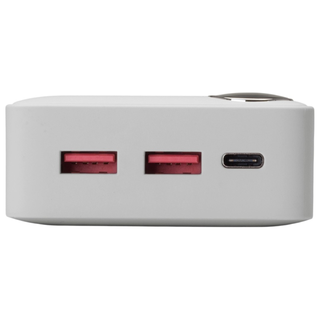 Внешний аккумулятор «Mild Pro» c быстрой зарядкой QC/PD, 20 000 mAh, белый