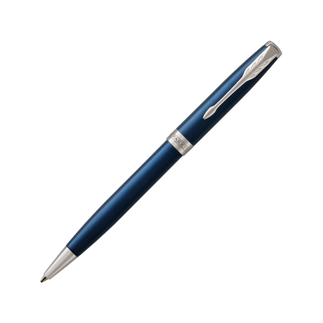 Ручка шариковая «Parker Sonnet Core Subtle Blue CT», синий/серебристый