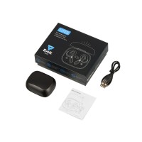 Беспроводные наушники с шумоподавлением c подсветкой лого «Lites», черные