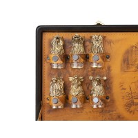 Подарочный набор «Королевская охота», коричневый