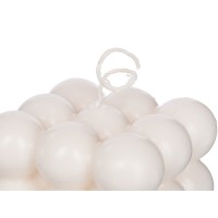 Свеча "шарики" без отдушки, белый