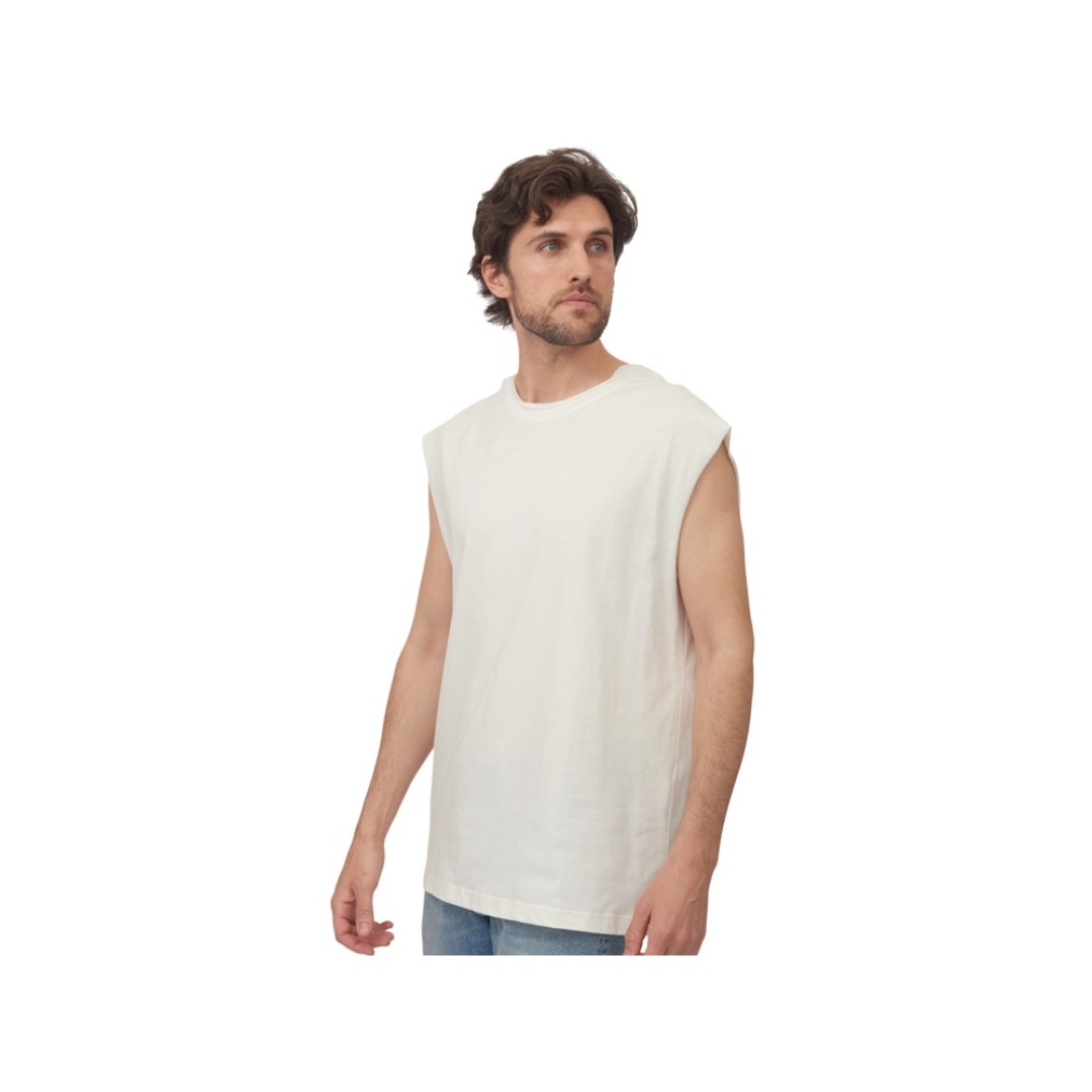 Майка оверсайз «Berlin», унисекс, молочный