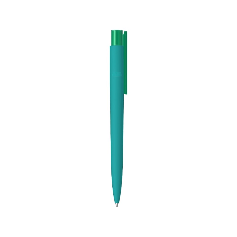 Шариковая ручка "RECYCLED PET PEN PRO K transparent GUM" soft-touch, бирюзовый