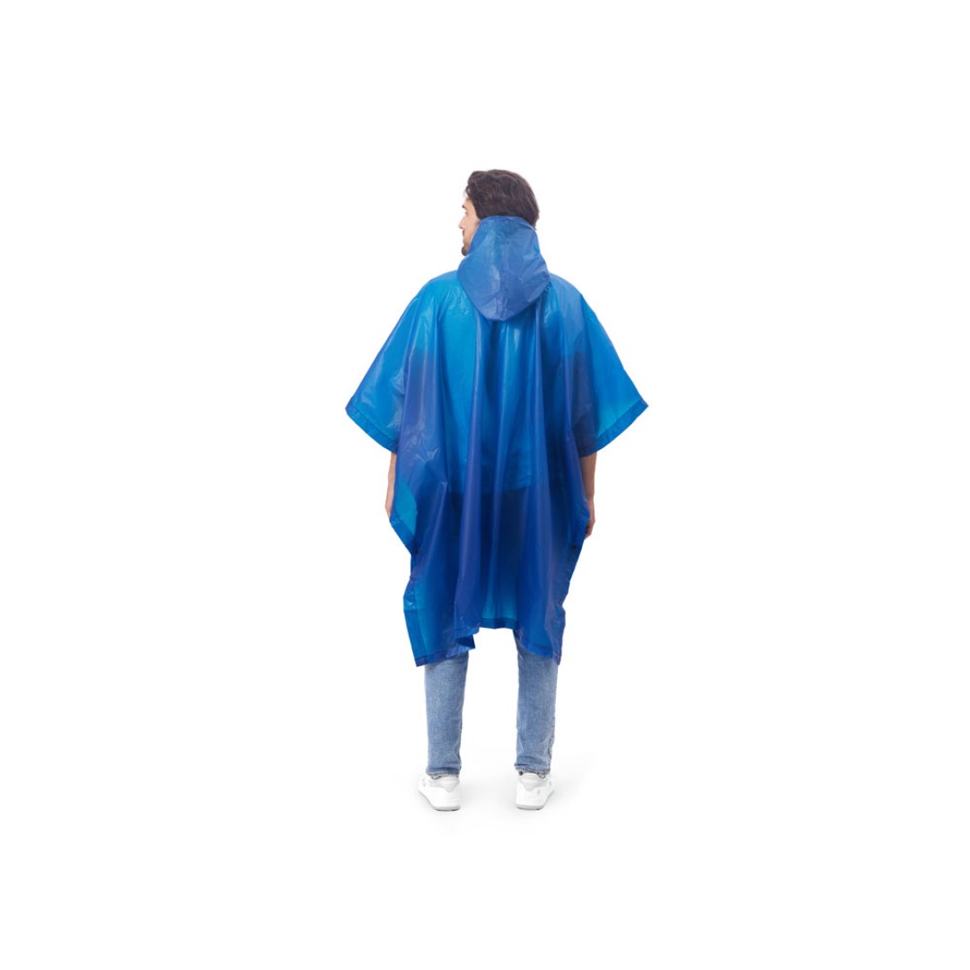 Пончо «Hawaii» c чехлом унисекс, классический синий