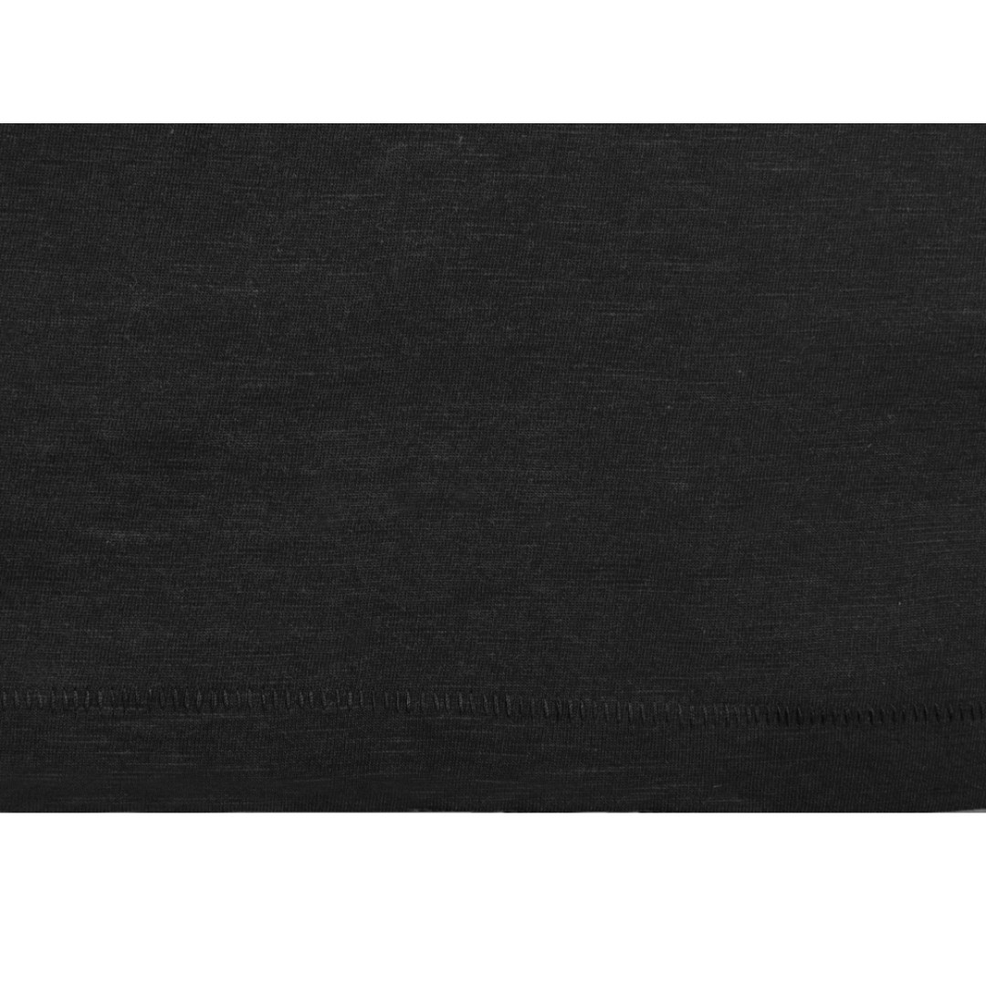 Футболка из джерси с протяжками «Portofino» унисекс, черный