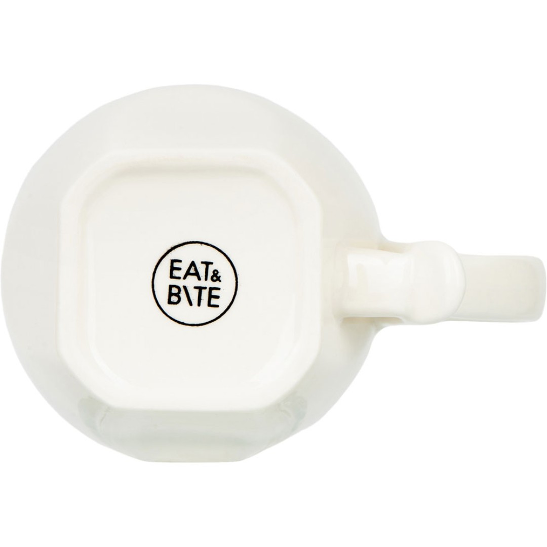 Чайная пара с бамбуковым блюдцем "Deny", белый (Р)