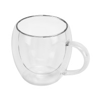 Кружка с двойными стенками «Mont Blanc» полукруглый, с ручкой 250 мл (Р)
