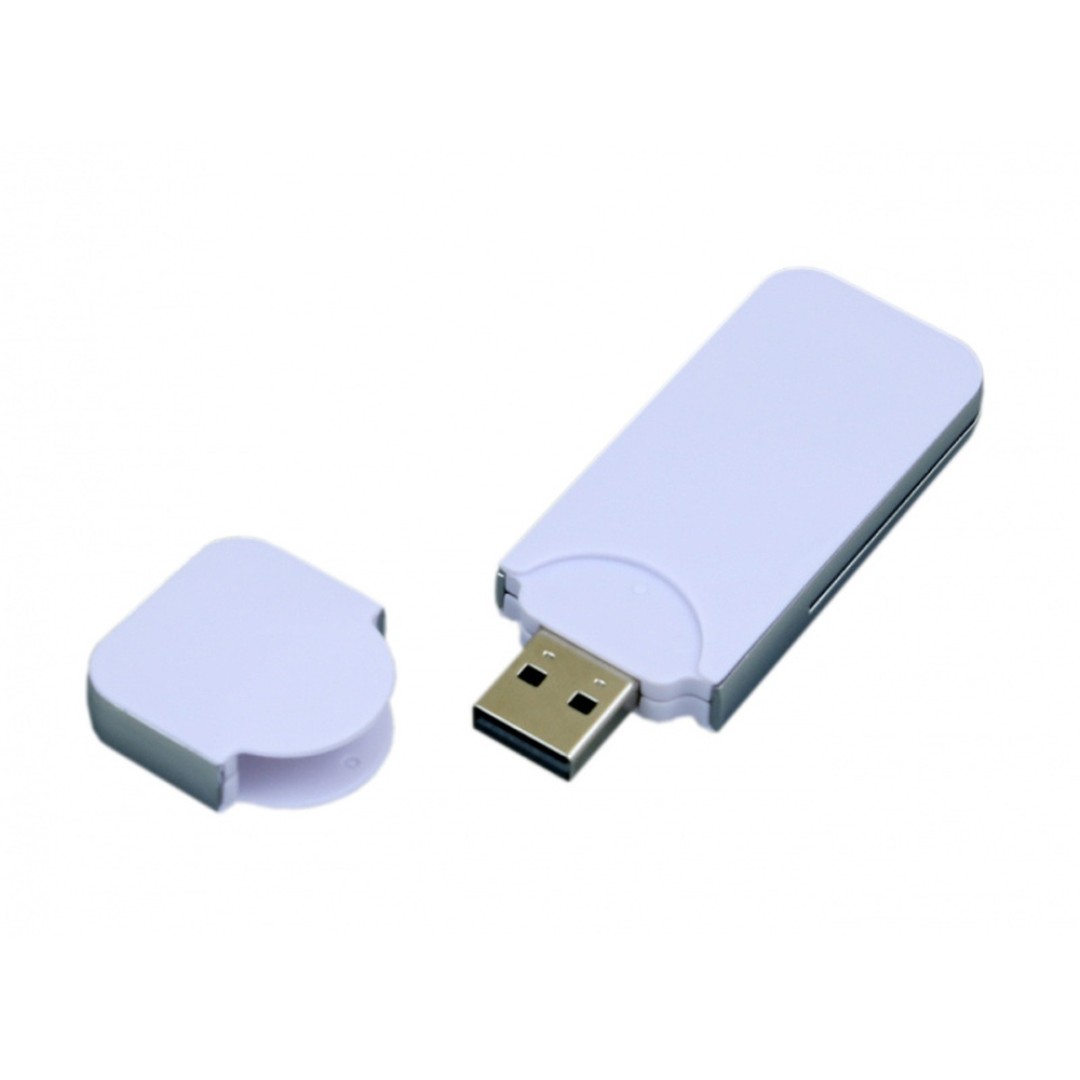 USB-флешка на 16 Гб в стиле I-phone, прямоугольнй формы, белый