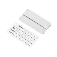 Бирка для багажа "Travel", серебристый