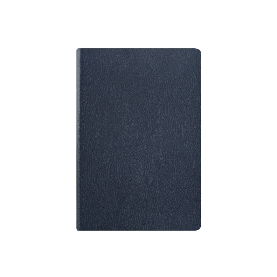 Ежедневник недатированный А5 "Megapolis Nappa Flex", темно-синий navy