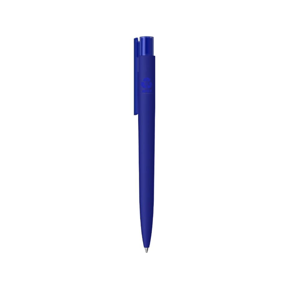 Шариковая ручка "RECYCLED PET PEN PRO K transparent GUM" soft-touch, синий
