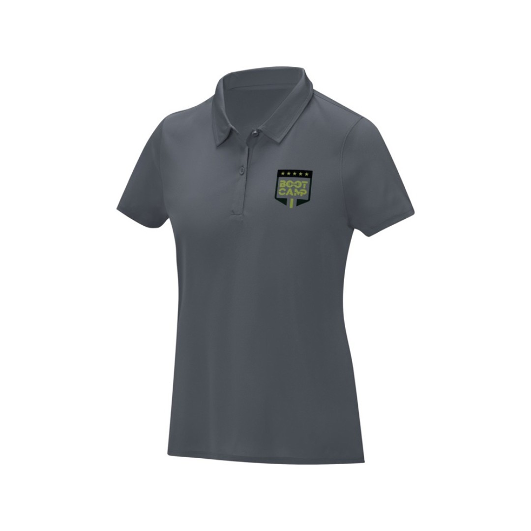 Женская стильная футболка поло с короткими рукавами Deimos, storm grey