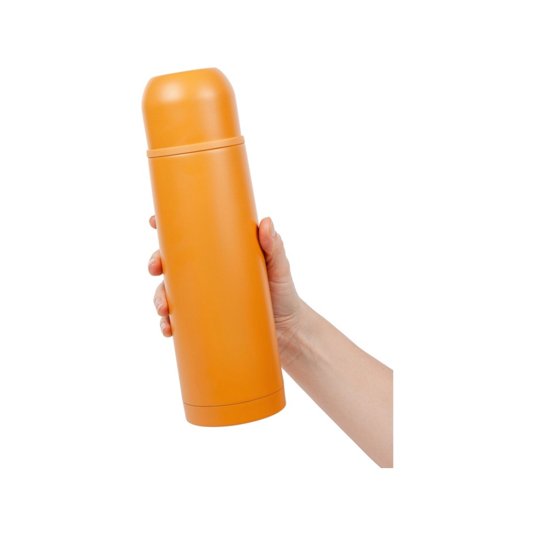 Термос Relaxika 101 (0,75 литра), желтый (без лого)