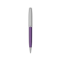 Шариковая ручка Parker Sonnet Essentials Violet SB Steel CT, цвет чернил black, перо: M, в подарочной упаковке.