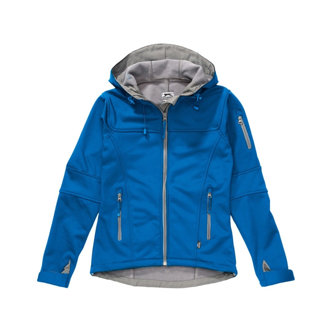 Куртка софтшел "Match" женская, небесно-синий