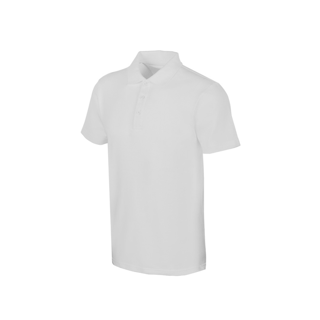 Поло с эластаном «Chicago», 200гр пике, белый