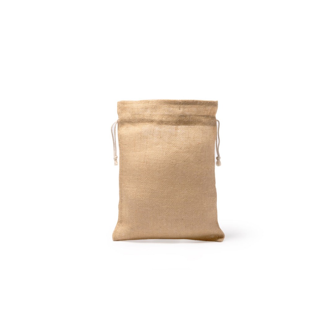Мешочек PARMA из натурального джута, бежевый