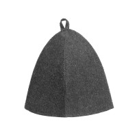 Шапка для бани и сауны "Healing", серый