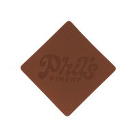 ПАТЧ РОМБ soft-touch (коричневый) 7,6 х 7,6 см