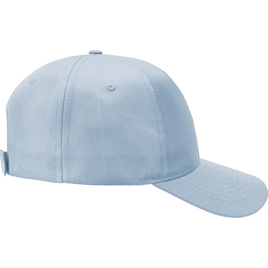 Бейсболка "Poly" 5-ти панельная 120гр, небесно-голубой