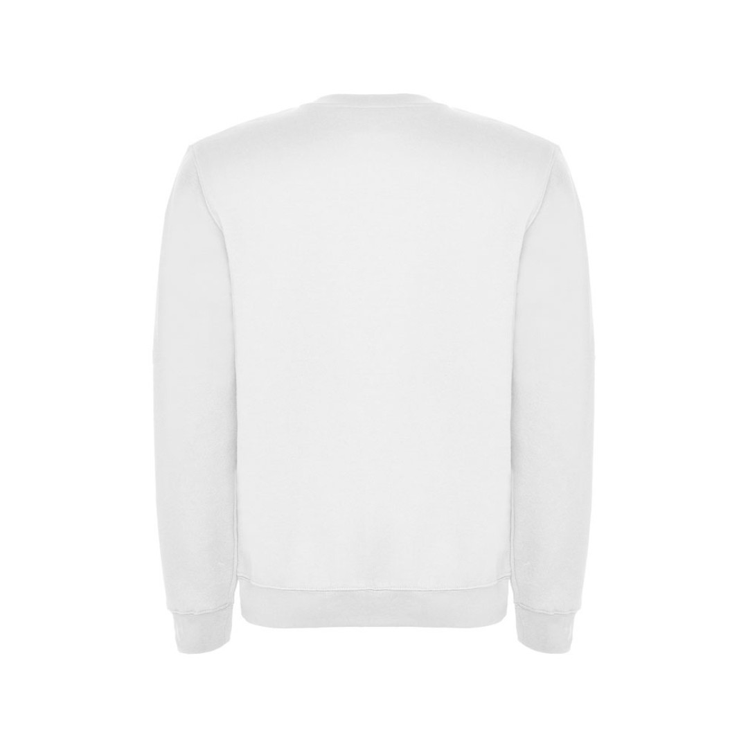 Свитшот с начесом "Clasica" унисекс, белый
