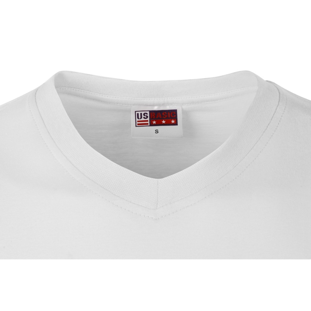 Футболка "Heavy Super Club" мужская с V-образным вырезом, белый