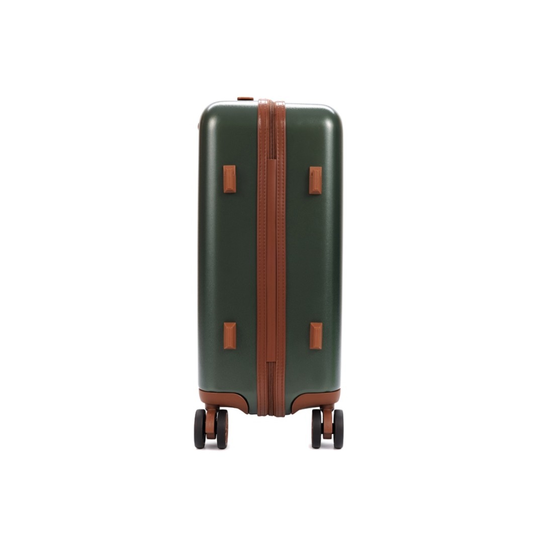 Чемодан BUGATTI Amelia, зеленый, поликарбонат / АБС-пластик, 32х22х53 см, 30 л