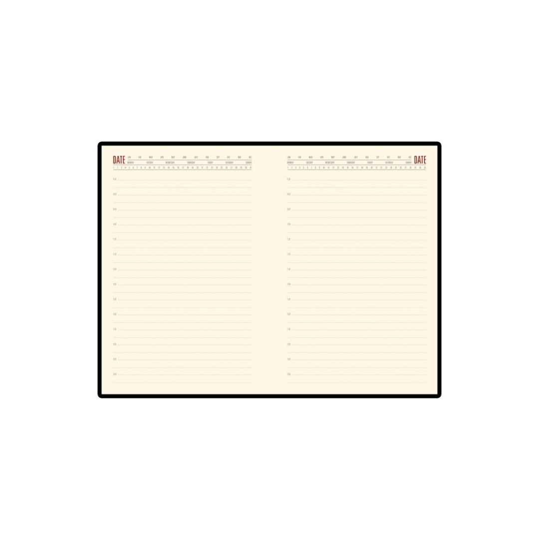 Ежедневник недатированный  А5 "LONDON", черный