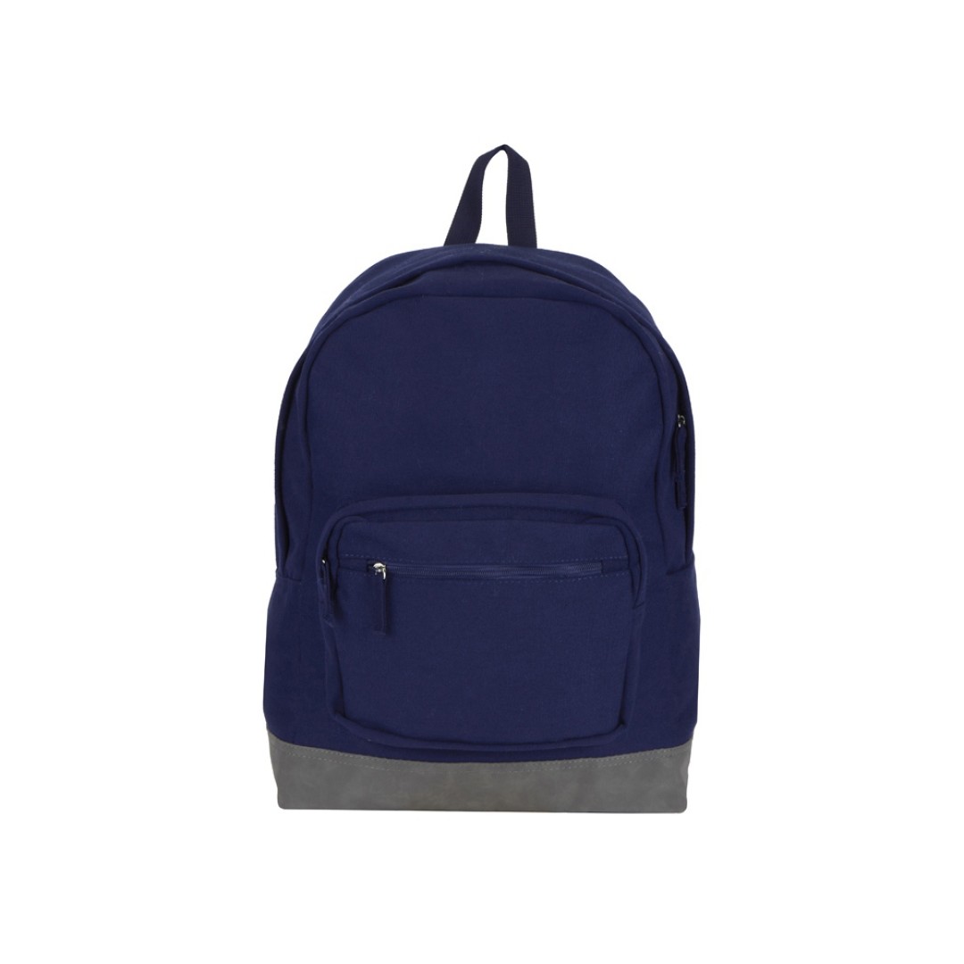 Рюкзак Shammy с эко-замшей для ноутбука 15", синий