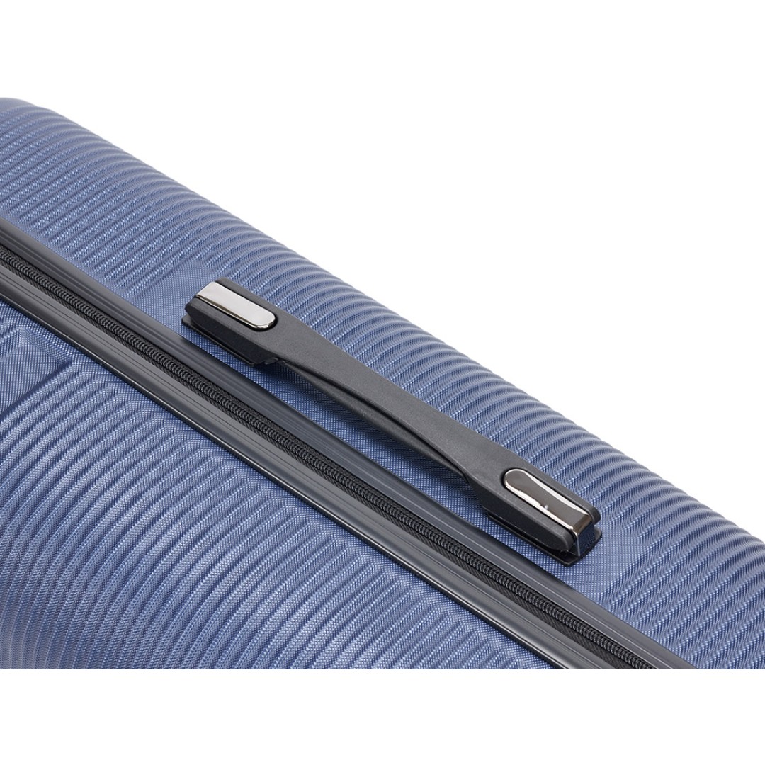 Чемодан TORBER Onego, синий, ABS-пластик, 69,5 х 46 х 26 см, 69 л