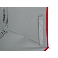 Зонт-трость наоборот Inversa, полуавтомат, красный/серый (Р)