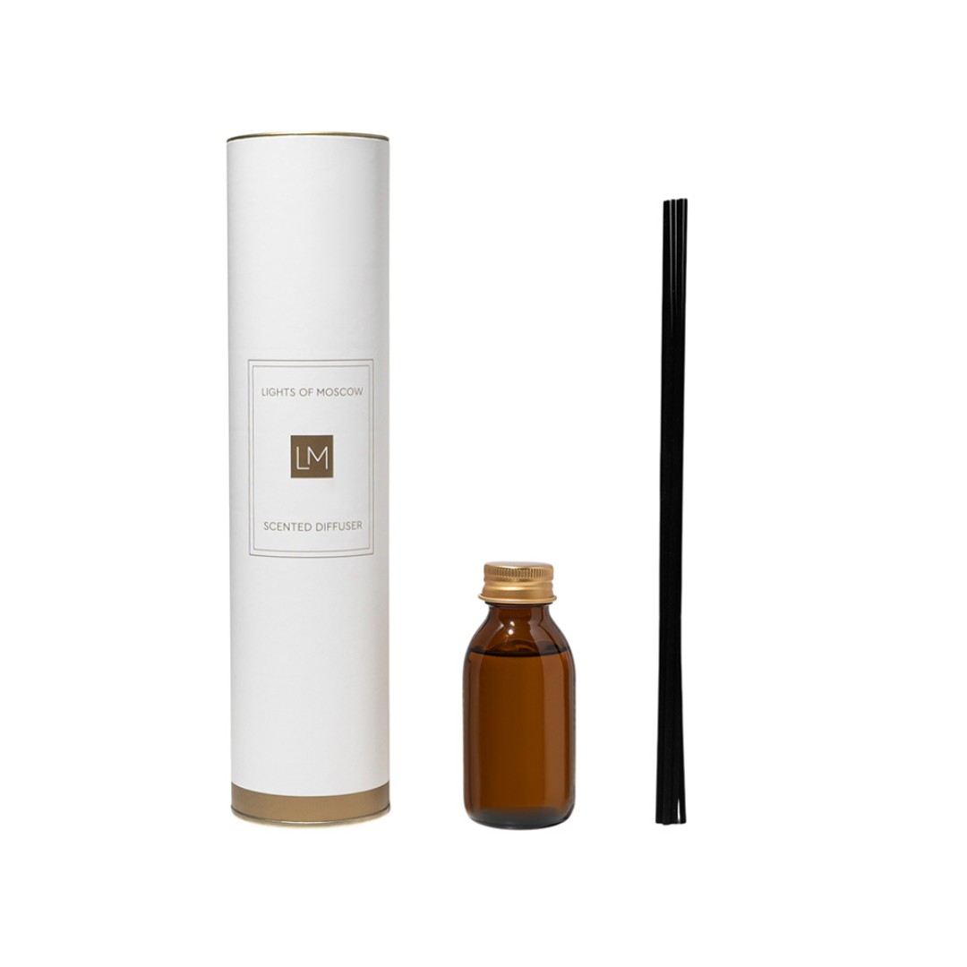 Ароматический диффузор с палочками, табак и ваниль, 100 мл (без лого LM)