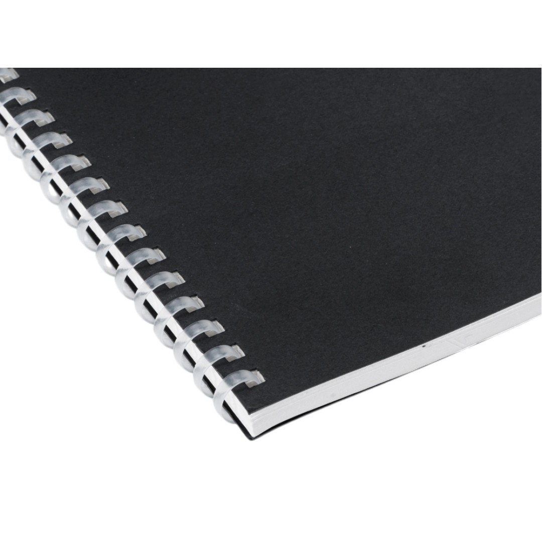 Блокнот на мягкой спирали А5 "Sahara", 60 листов 70 гр/м2, черный