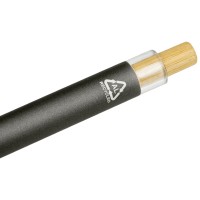 Ручка из переработанного алюминия "Blossom", цвет вороненой стали