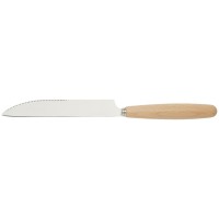 Набор столовых приборов из нержавеющей стали и бука Root из 5 предметов - Натуральный