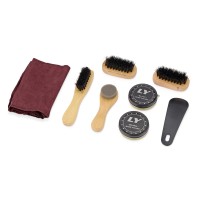 Набор для обуви "Честер", черный, натуральный