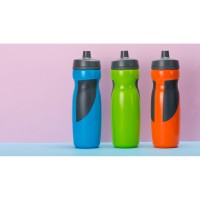 Спортивная бутылка «Flex» 709 мл, оранжевый/серый