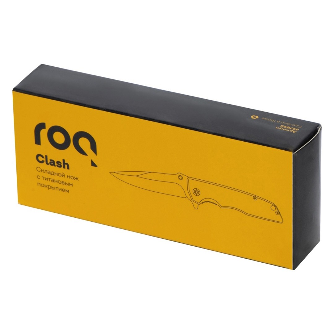 Складной нож с титановым покрытием Clash (Р)
