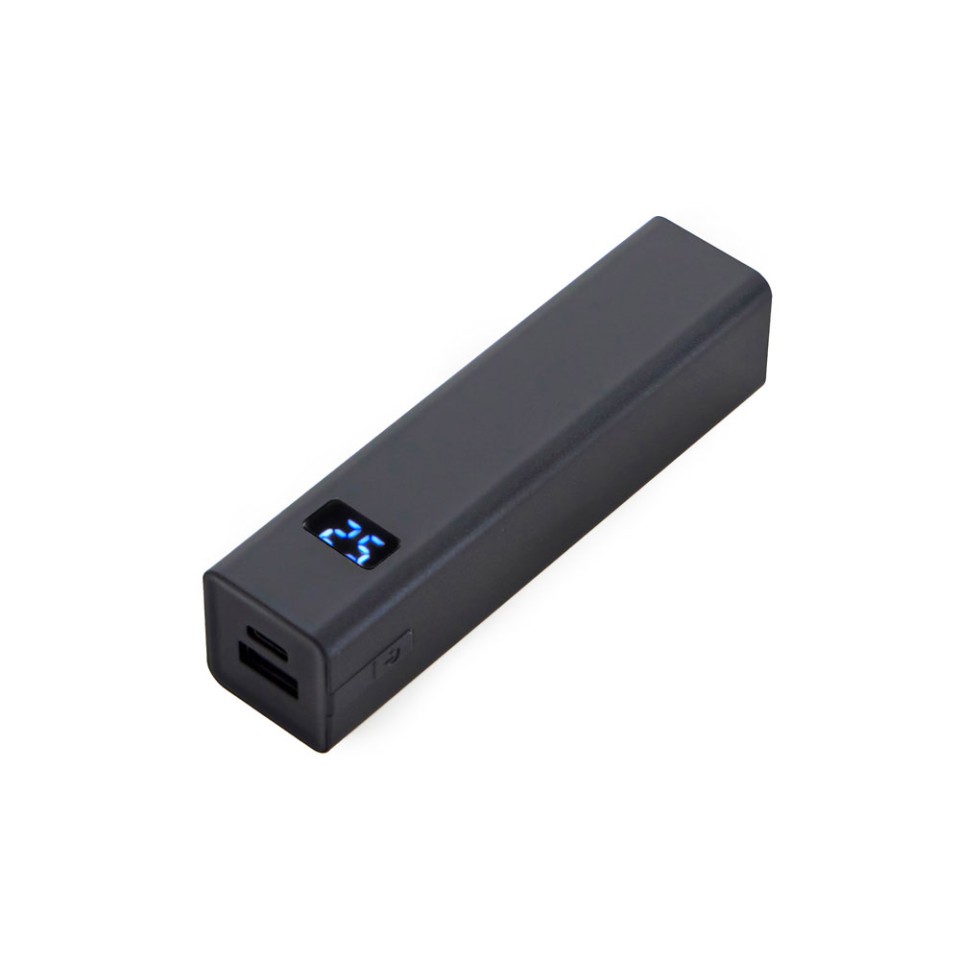Внешний аккумулятор «Rail», 5000 mAh, черный