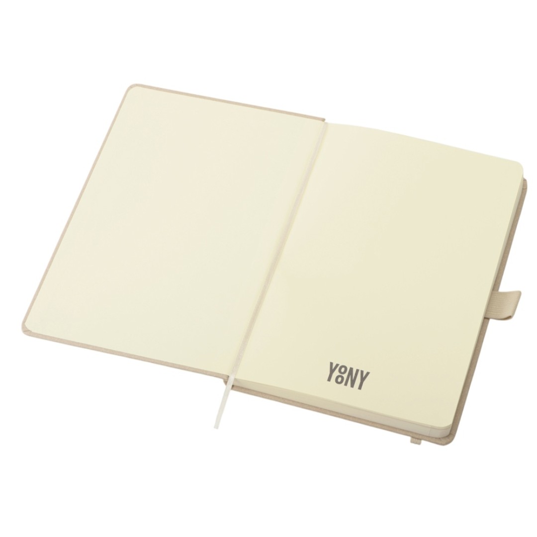 Блокнот А5 "Snow Hard" твердая обложка, 80 листов 70 гр/м2, натуральный