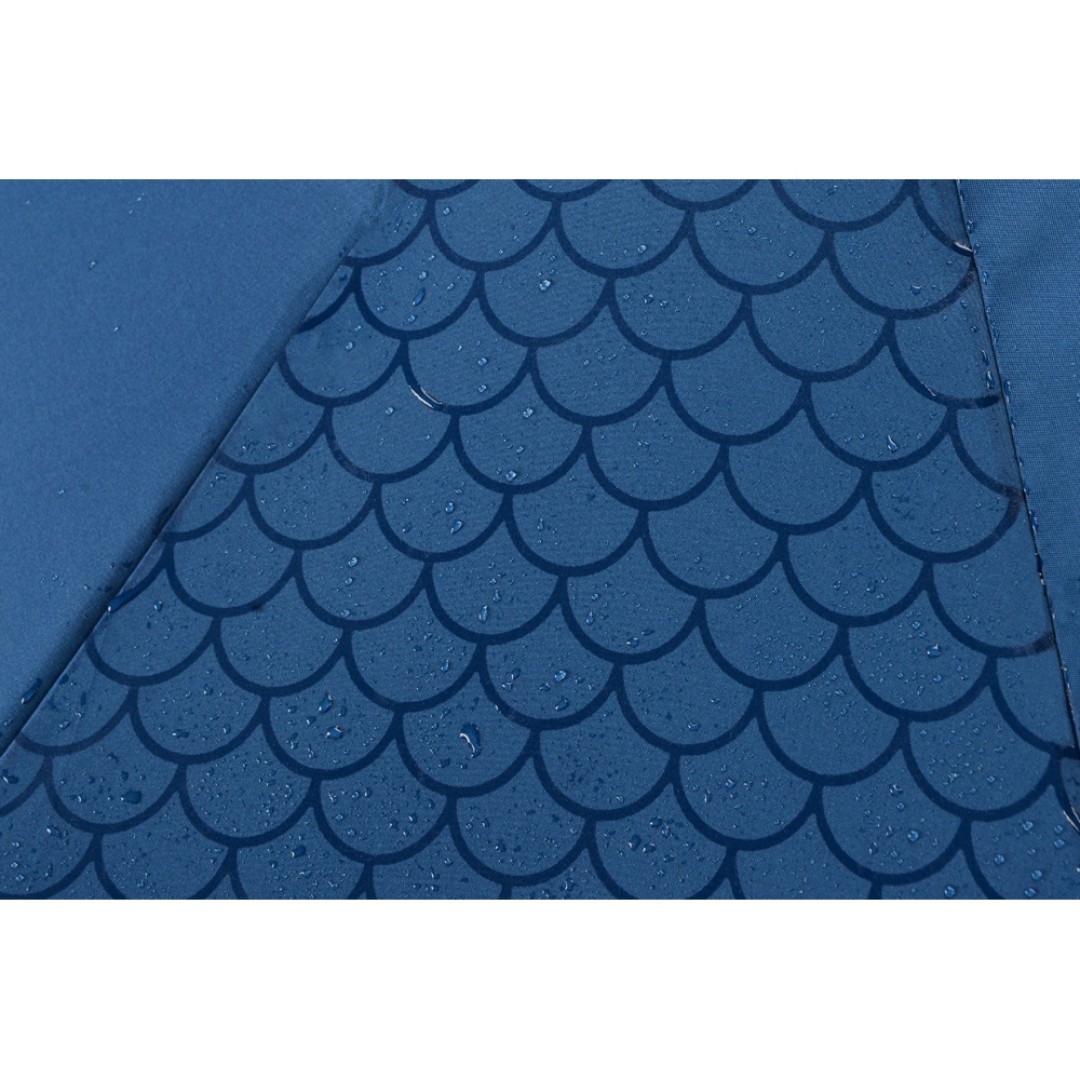 Зонт-полуавтомат складной Marvy с проявляющимся рисунком, синий (Р)