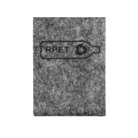Брелок "Felt" из RPET-фетра, серый