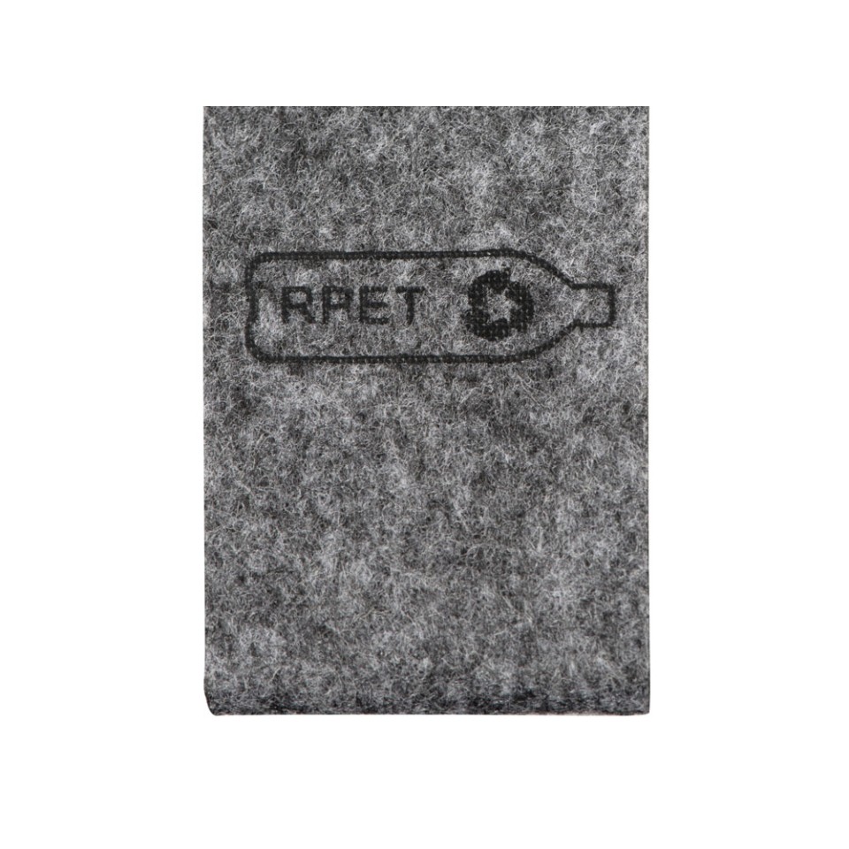 Брелок "Felt" из RPET-фетра, серый