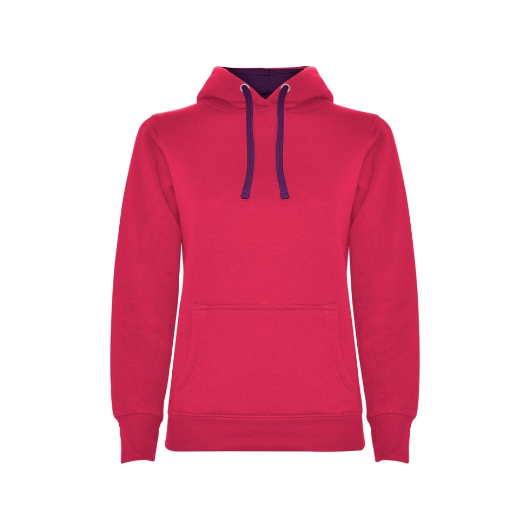 Толстовка с капюшоном "Urban" женская, фуксия/фиолетовый